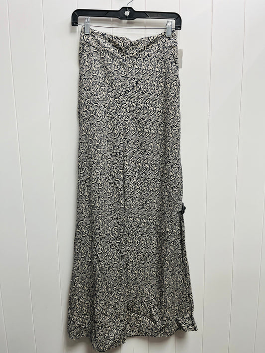 PANTS WIDE LEG JESSICA SIMPSON in BLUE & WHITE, Size: XS