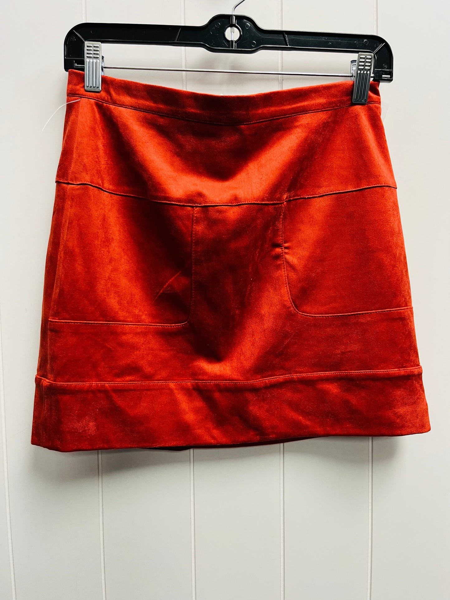 Skirt Mini & Short By Bebe In Orange, Size: 8