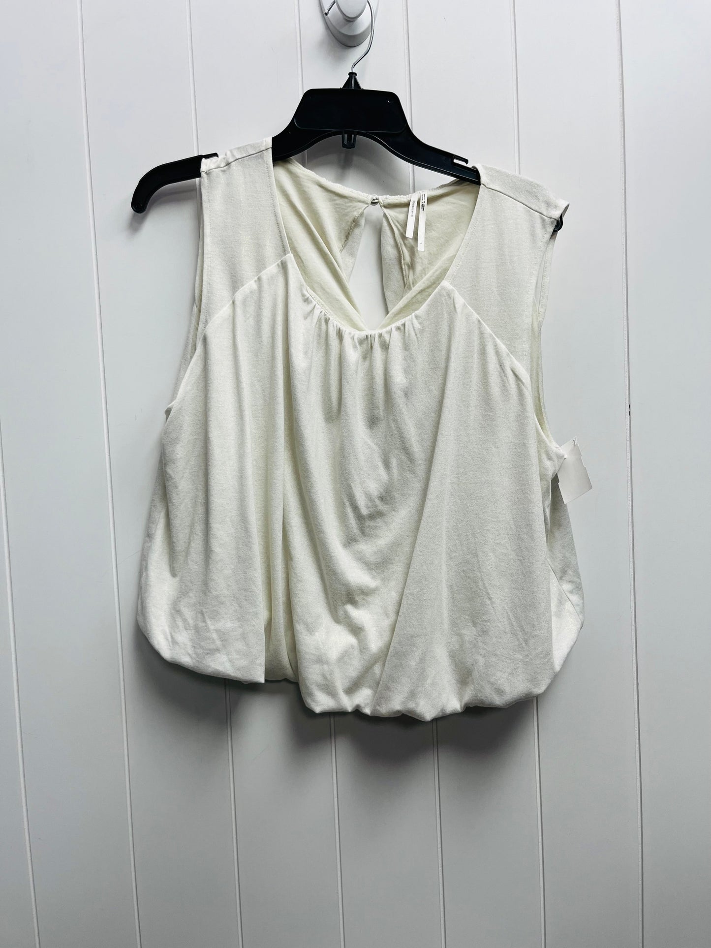 Cream Top Sleeveless Anthropologie, Size L