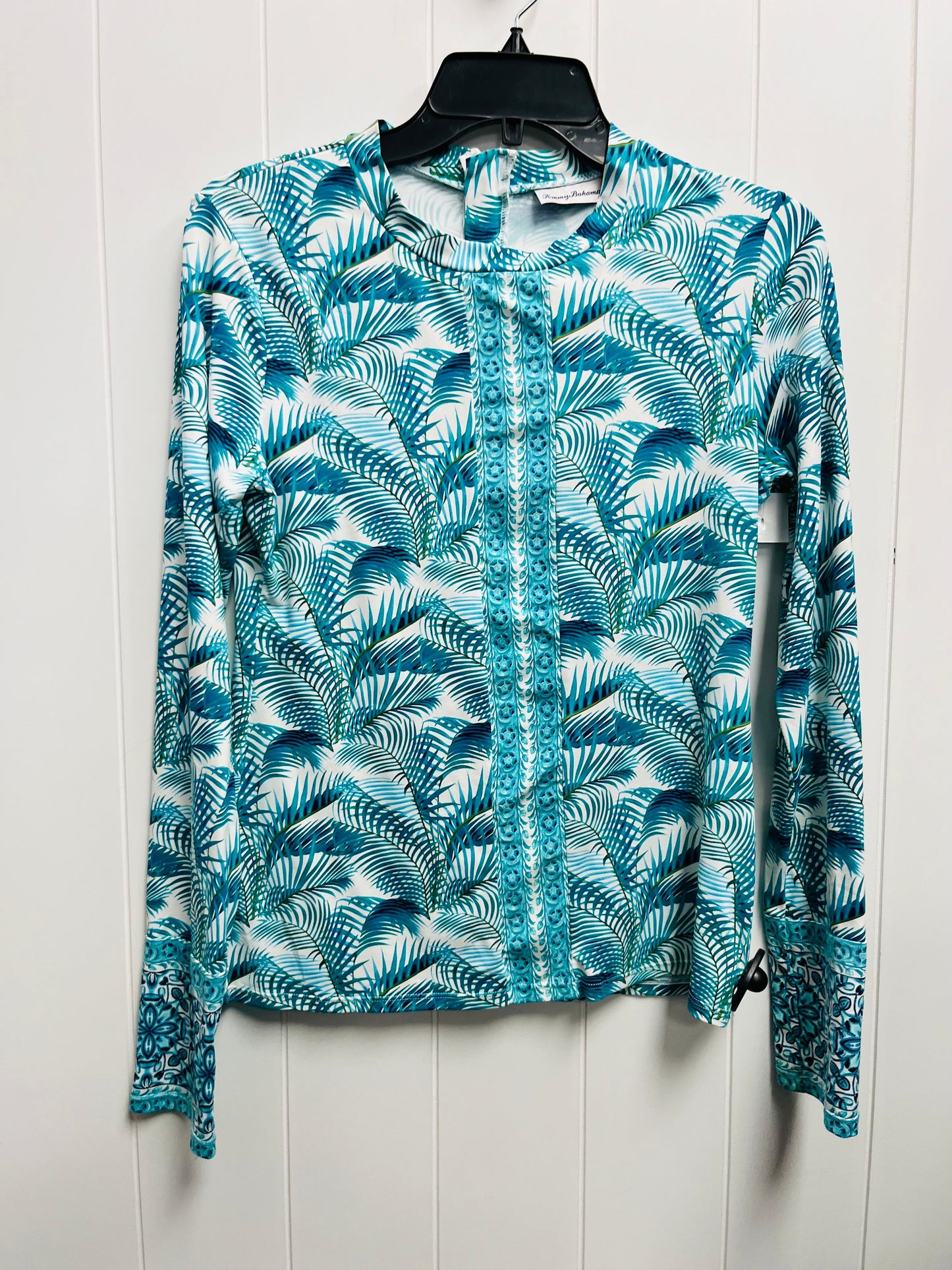 Teal Top Long Sleeve Tommy Bahama, Size S