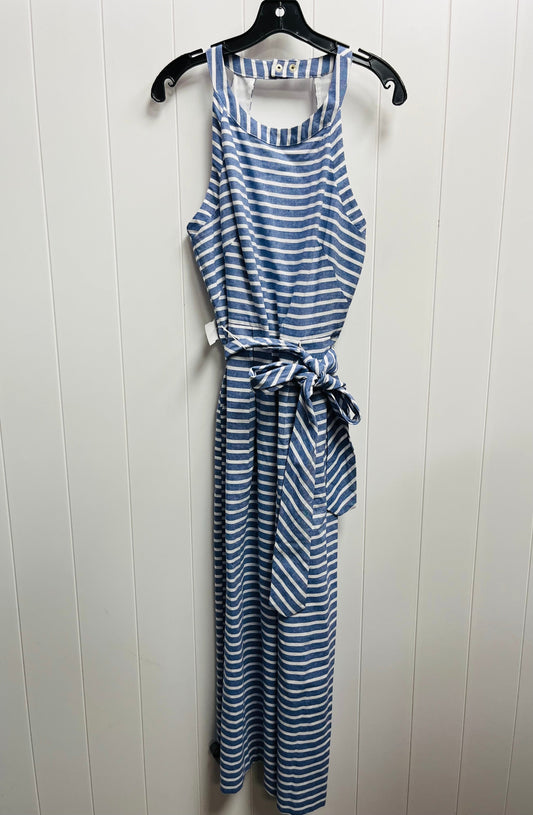 Blue & White Jumpsuit Eliza J, Size 10