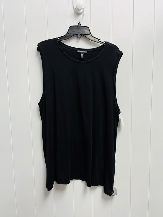 Black Tunic Sleeveless Eileen Fisher, Size 3x