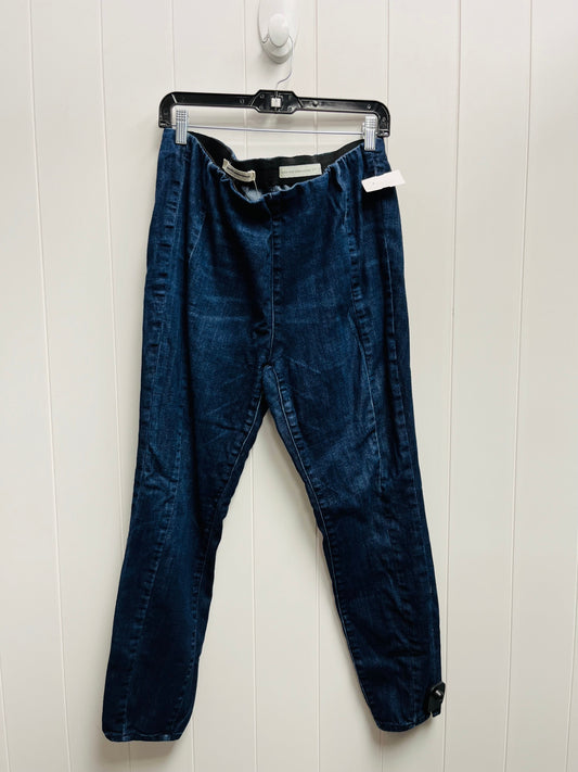 Jeans Cropped By Pilcro In Blue Denim, Size: L