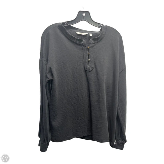 Top Long Sleeve By Soft Surroundings In Black, Size: M