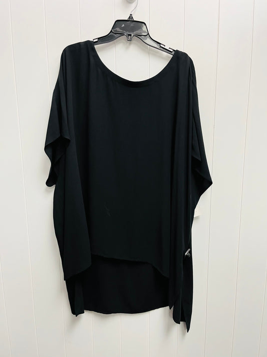 Tunic Short Sleeve By Eileen Fisher In Black, Size: Xl