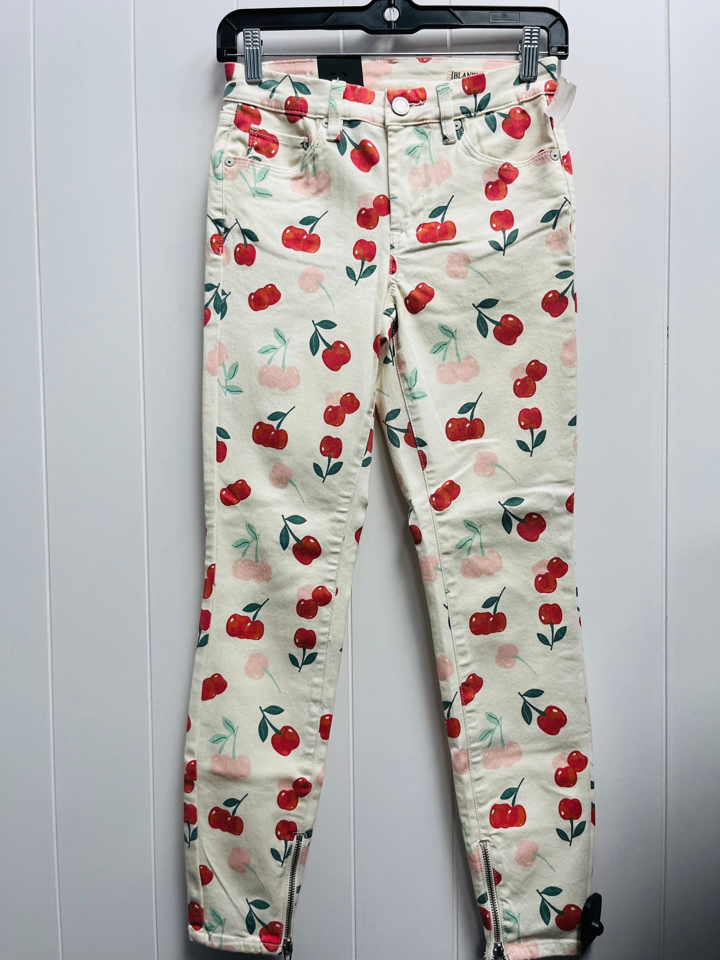 Jeans Skinny By Blanknyc In Cream & Red, Size: 2