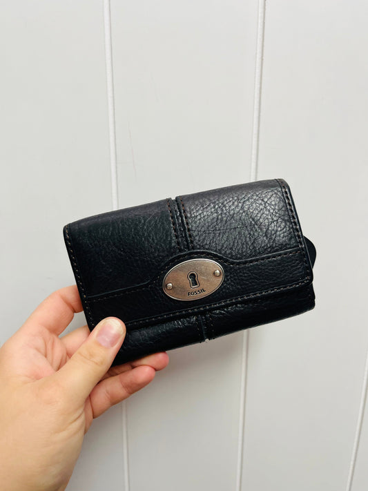 Wallet Leather By Fossil, Size: Small