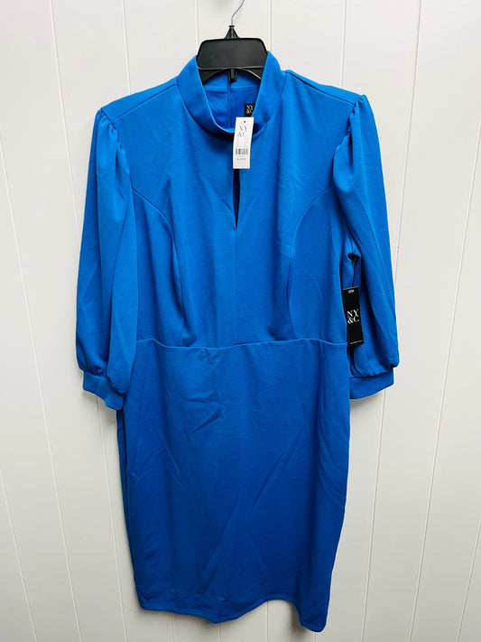 Dress Work By New York And Co In Blue, Size: Xl