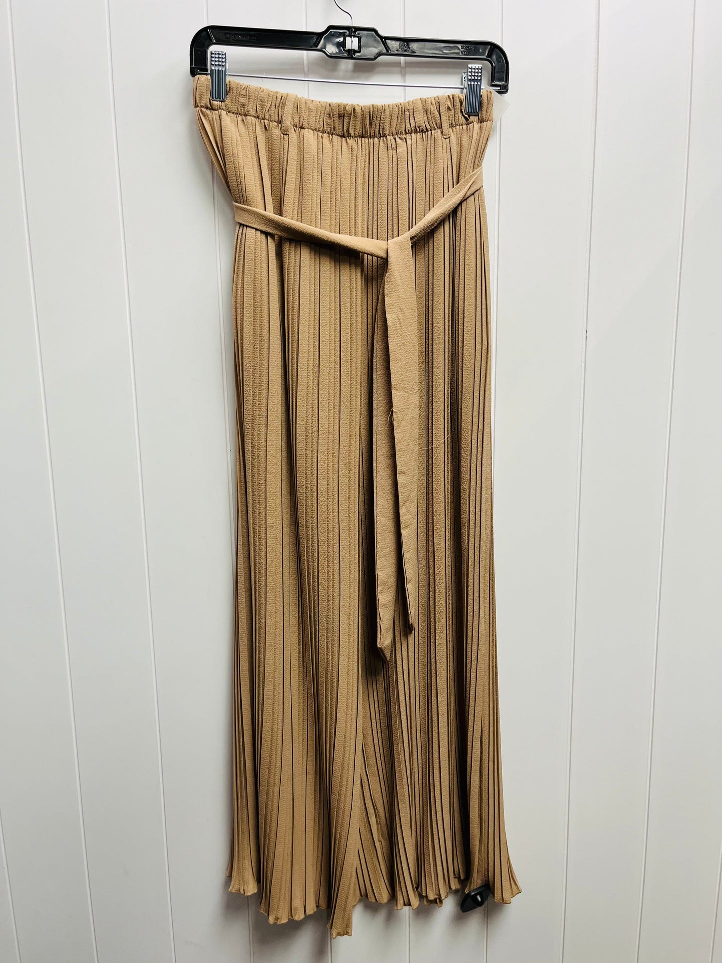 Pants Wide Leg By Clothes Mentor In Tan, Size: S