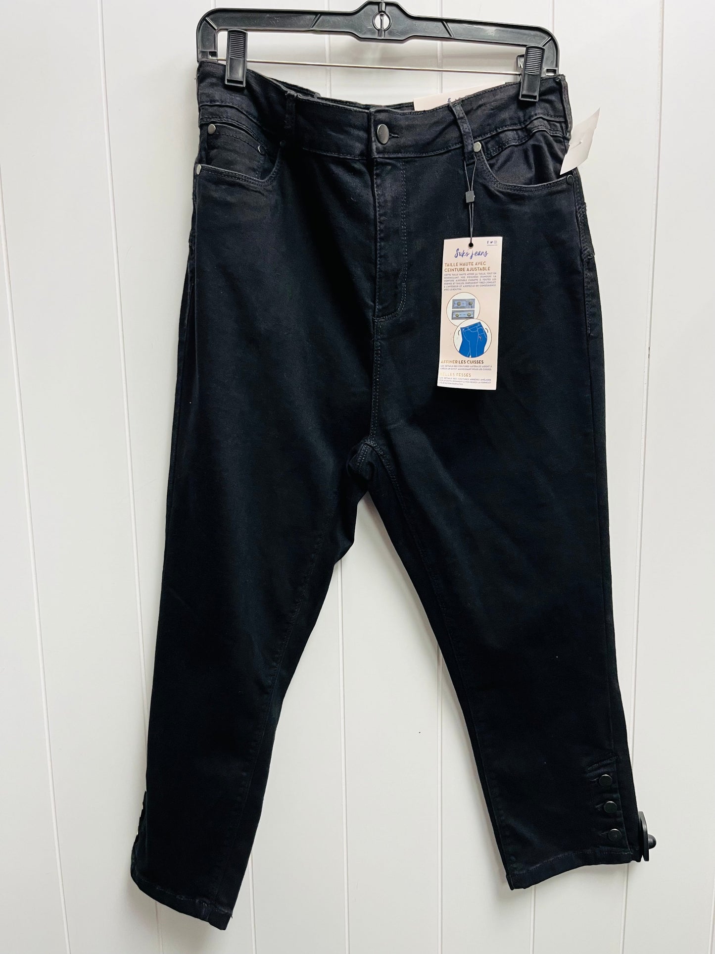 Capris By SUKO JEANS In Black, Size: 12