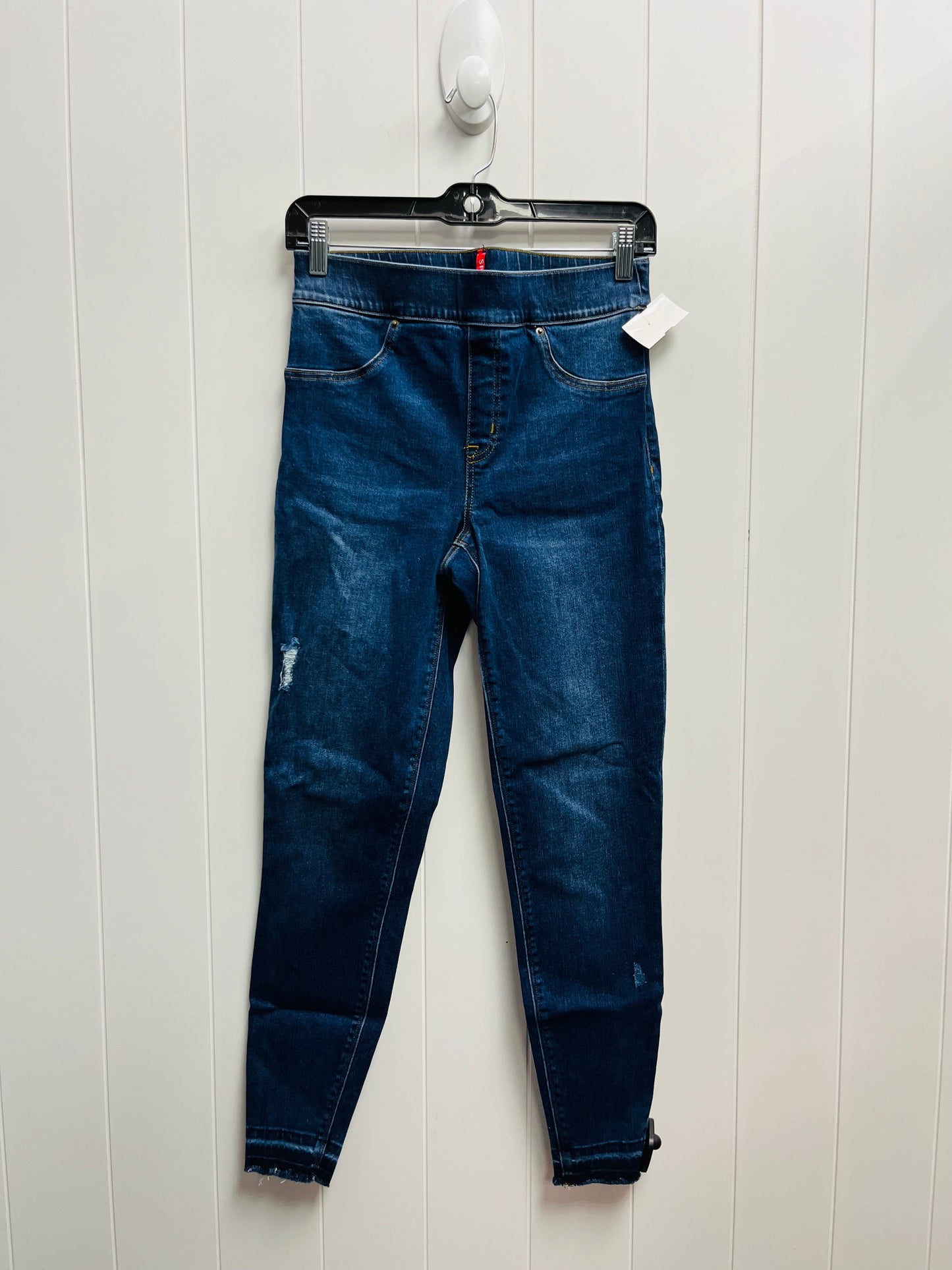 Jeans Skinny By Spanx In Blue Denim, Size: M