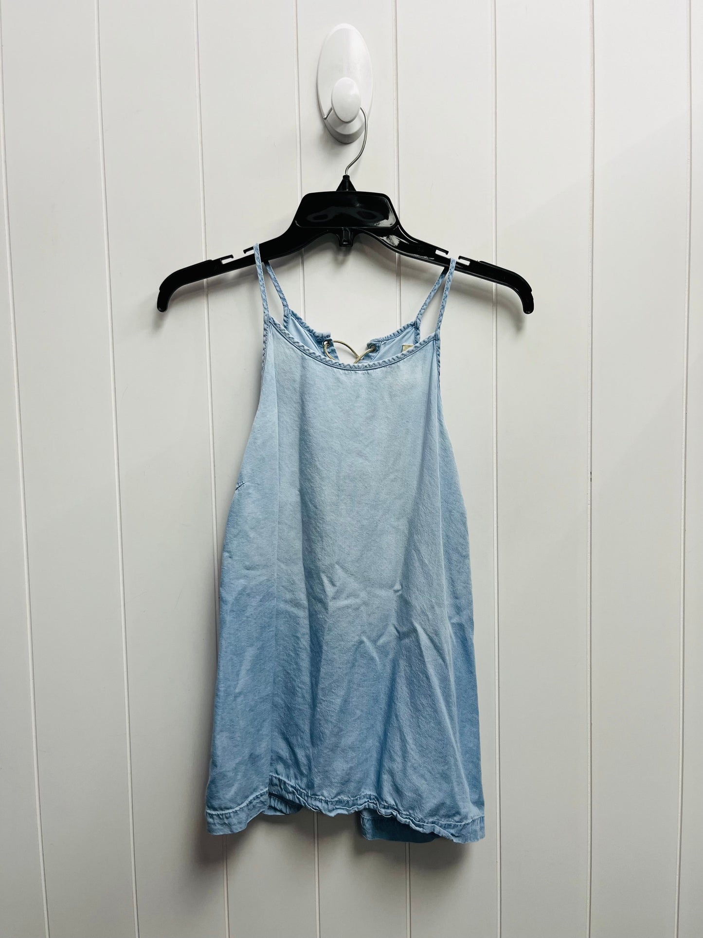 Top Sleeveless By Celebrity Pink In Blue Denim, Size: L