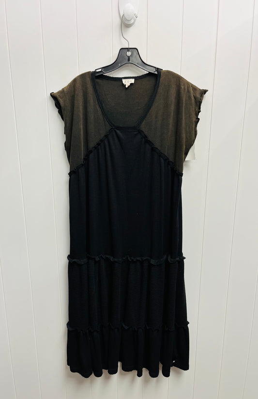 Dress Casual Midi By Pol In Black, Size: M