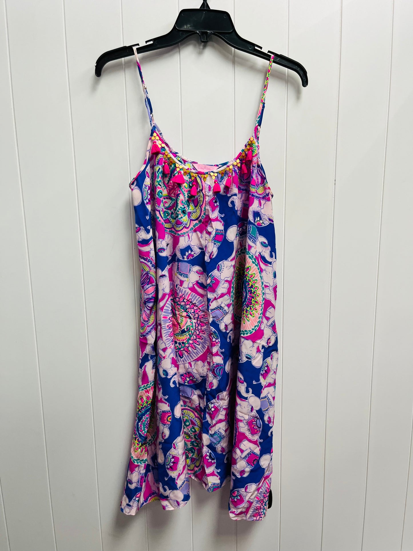 Dress Designer By Lilly Pulitzer In Blue & Pink, Size: S