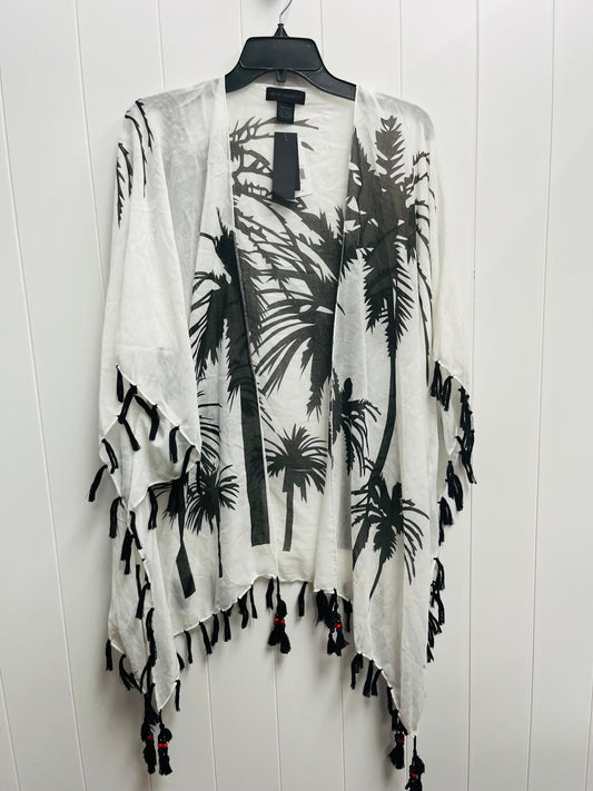 Kimono By Steve Madden In Black & White, Size: Osfm