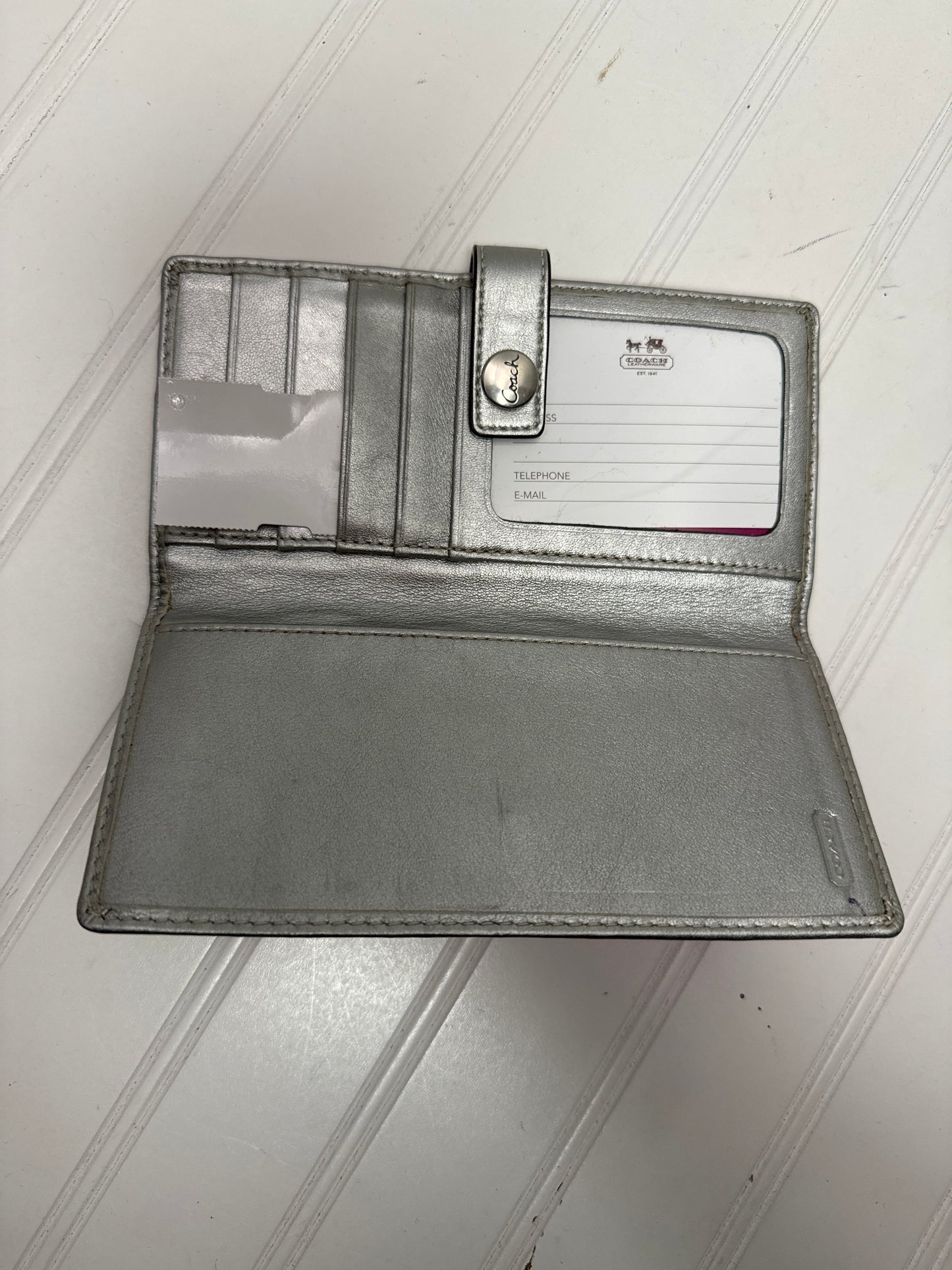 Wallet By Coach, Size: Medium