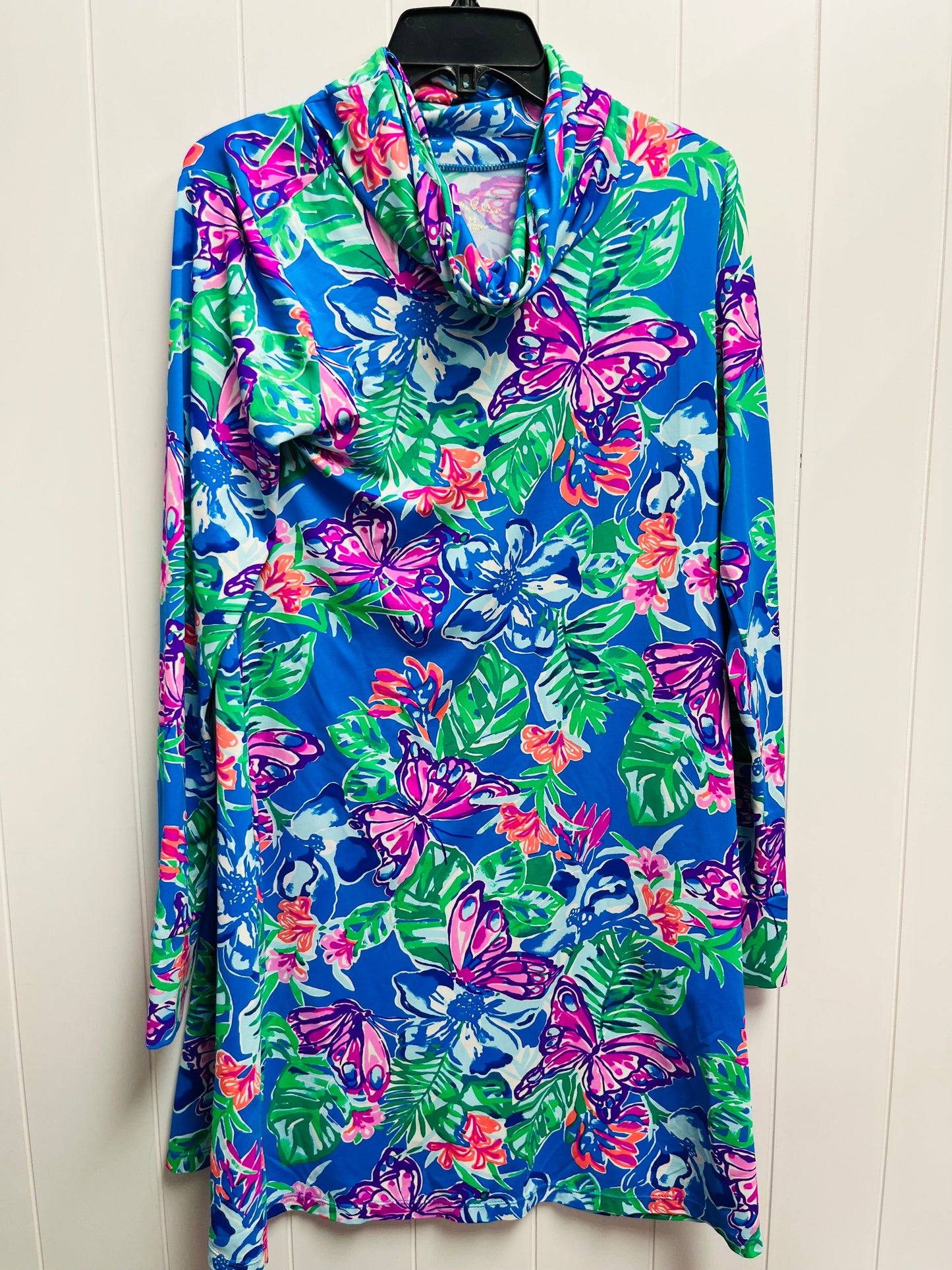 Dress Designer By Lilly Pulitzer In Blue & Purple, Size: M