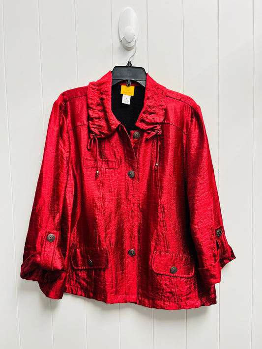 Jacket Other By Ruby Rd In Red, Size: 18