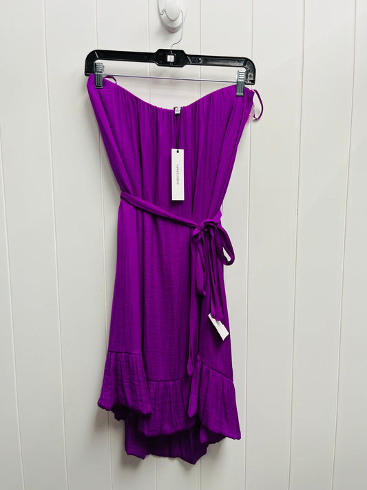 Casual Dress Short By Naked Zebra In Purple, Size: S