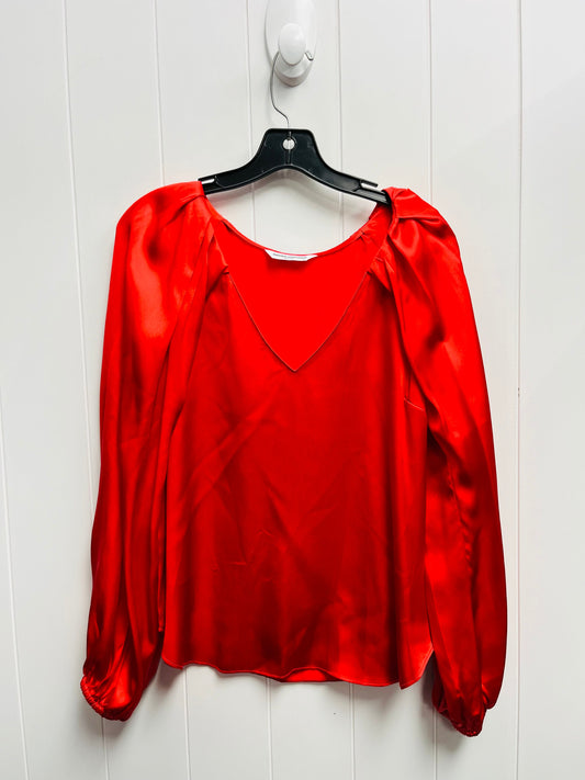 Blouse Long Sleeve By Amanda Uprichard In Red, Size: S