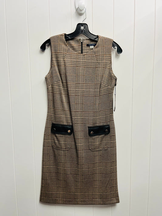 Dress Work By Tommy Hilfiger In Black & Tan, Size: 2