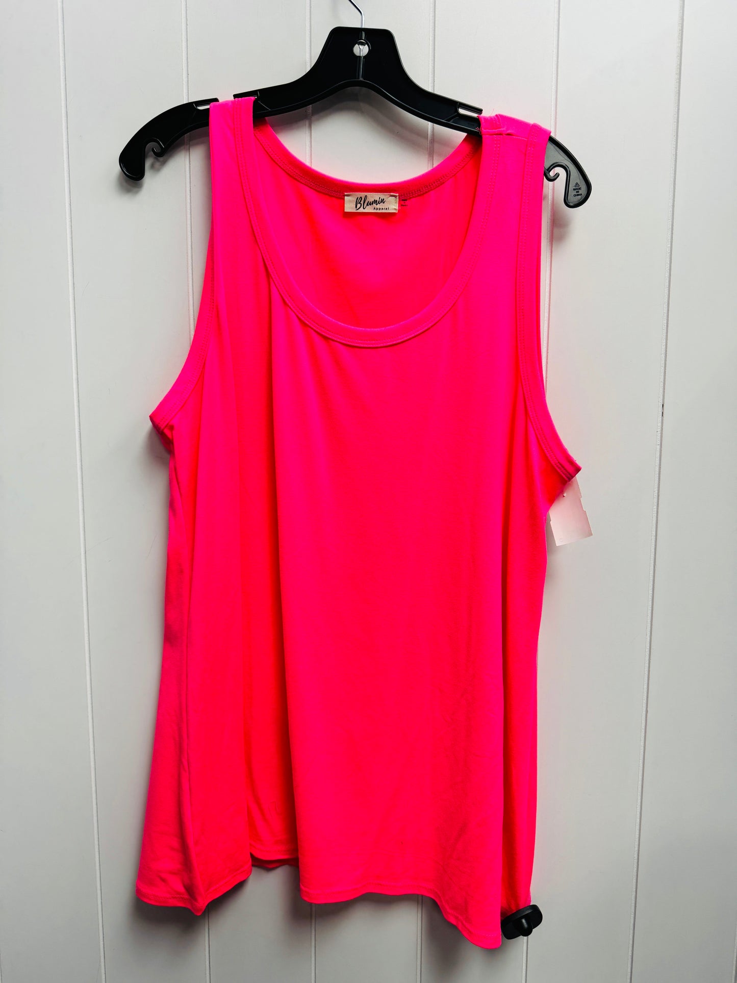 Top Sleeveless By Blumin In Pink, Size: 3x