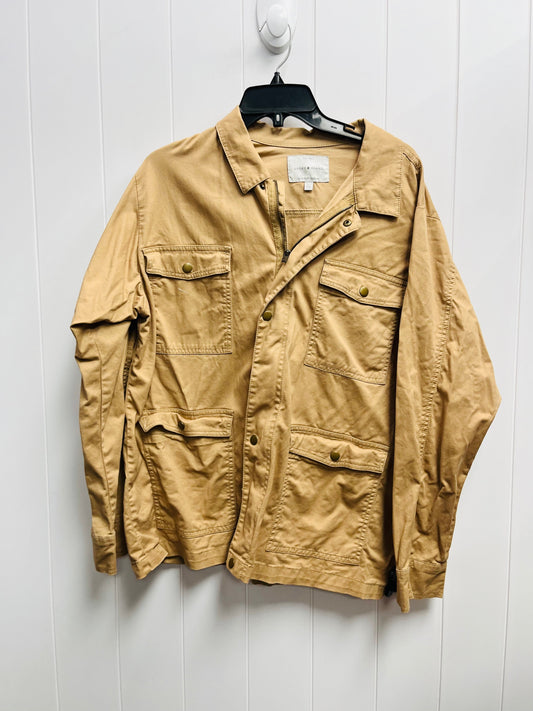 Jacket Utility By Lucky Brand In Tan, Size: Xl