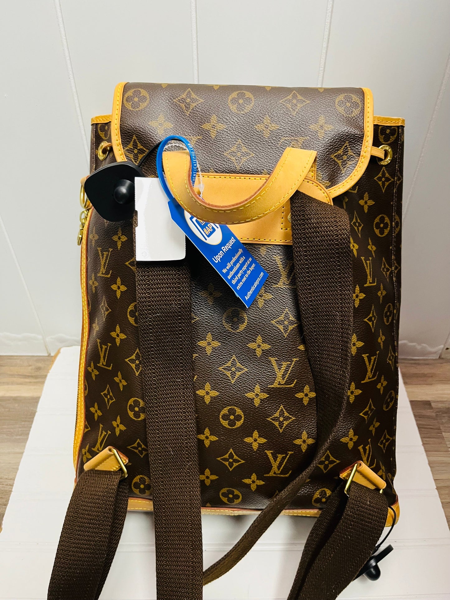 Backpack Luxury Designer By Louis Vuitton, Size: Large