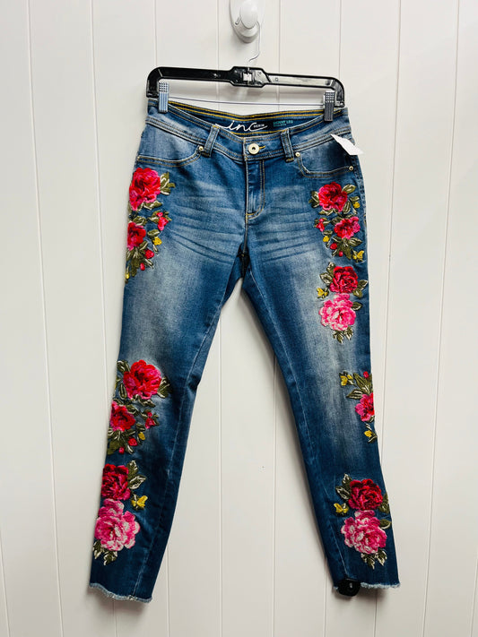 Jeans Skinny By Inc In Blue Denim, Size: 6