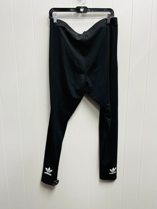 Athletic Leggings By Adidas In Black & White, Size: Xl