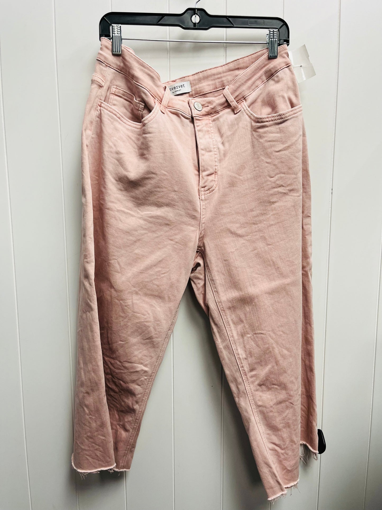 Jeans Straight By loveret In Pink, Size: 16