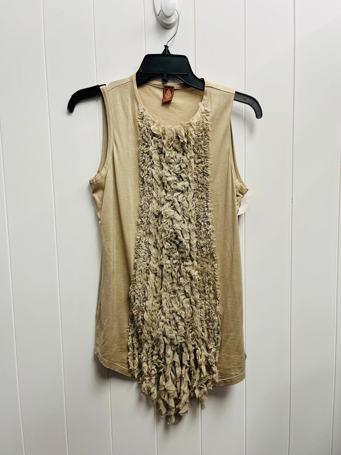 Top Sleeveless By Cmc In Taupe, Size: S