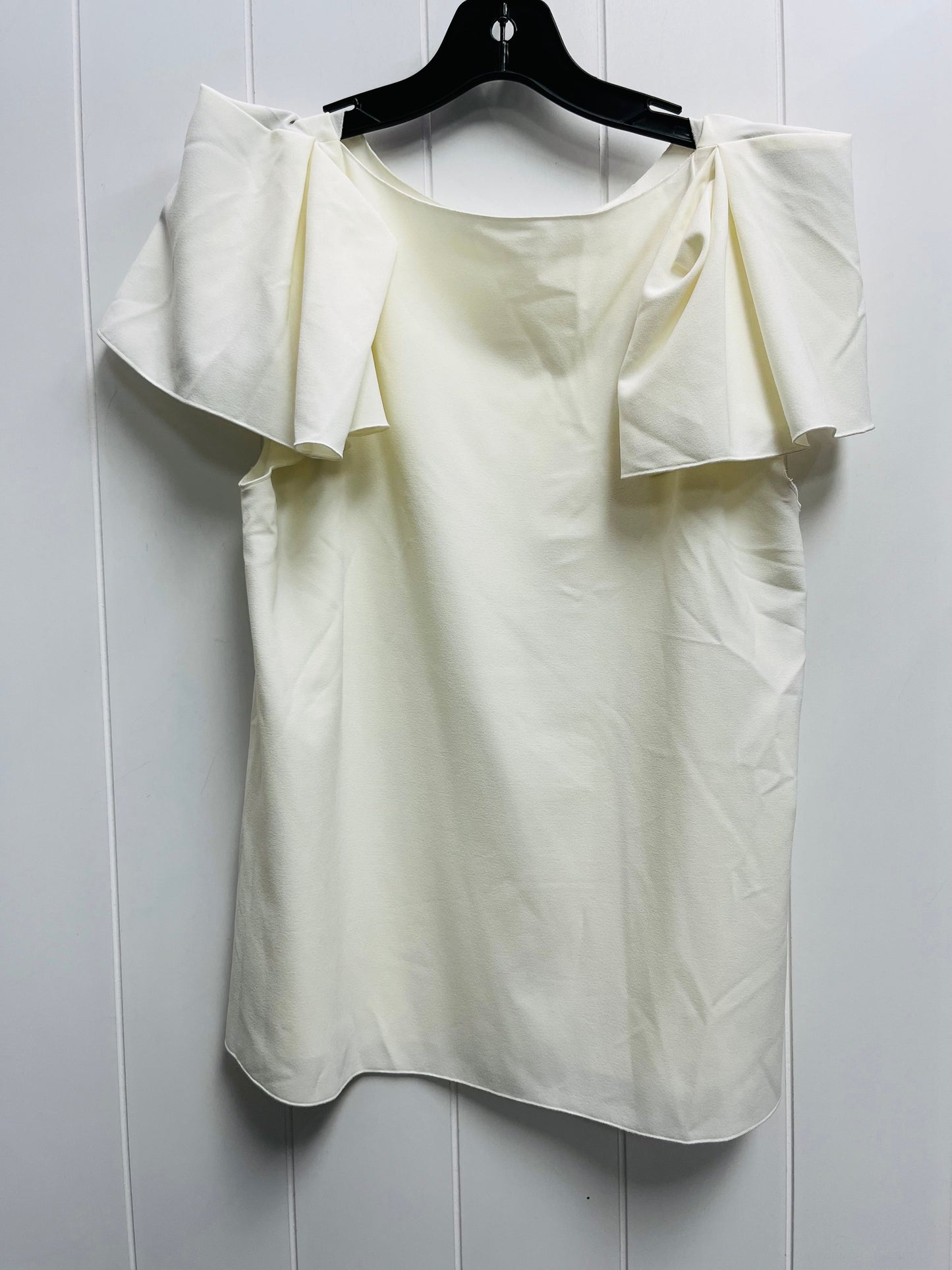 Blouse Short Sleeve By Philosophy In Cream, Size: 4