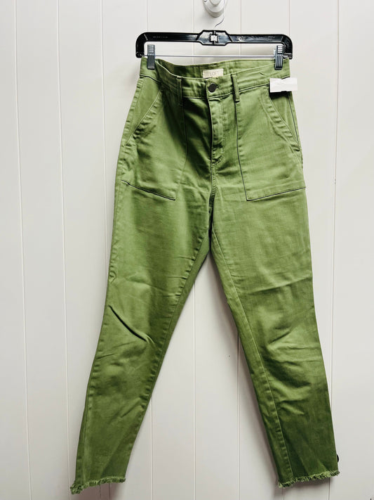 Jeans Skinny By Loft In Green, Size: 10