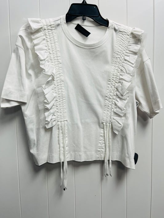 Top Short Sleeve By Diesel In White, Size: S