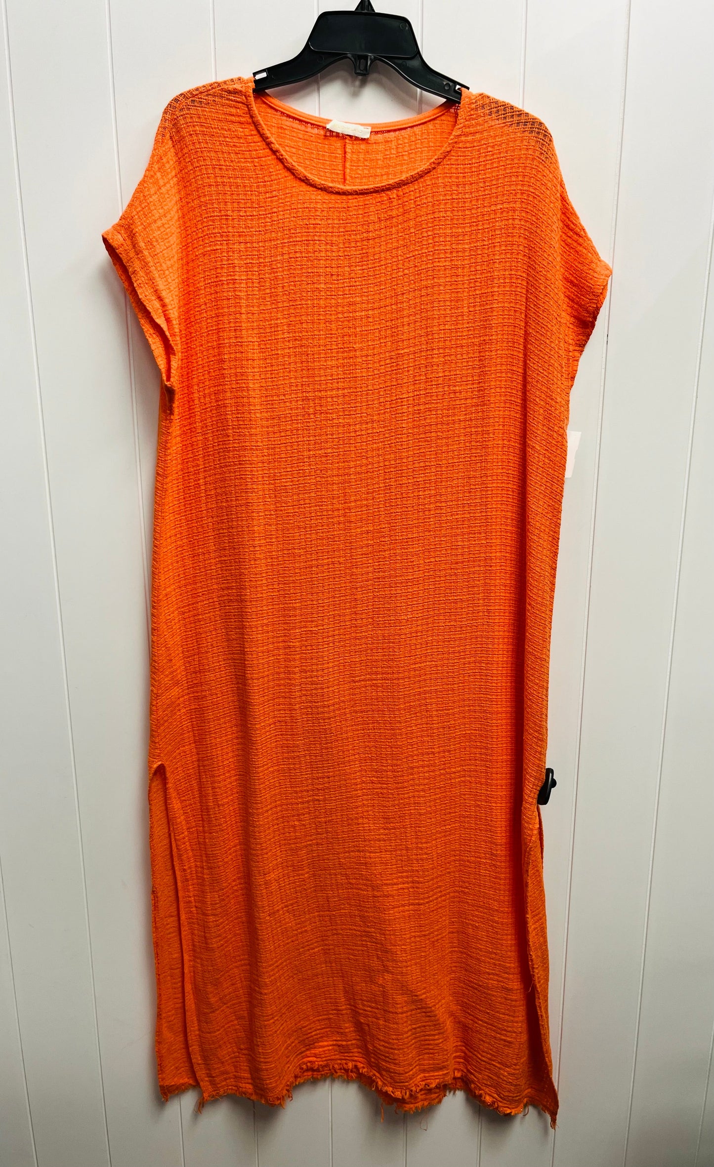 Dress Casual Maxi By MILIO MILANO In Orange, Size: L