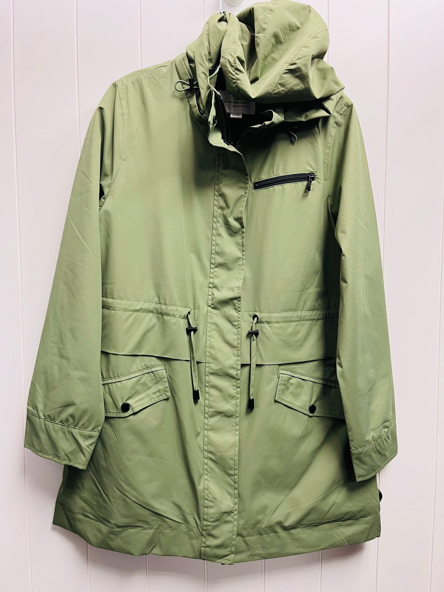 Jacket Windbreaker By Vince Camuto In Green, Size: M