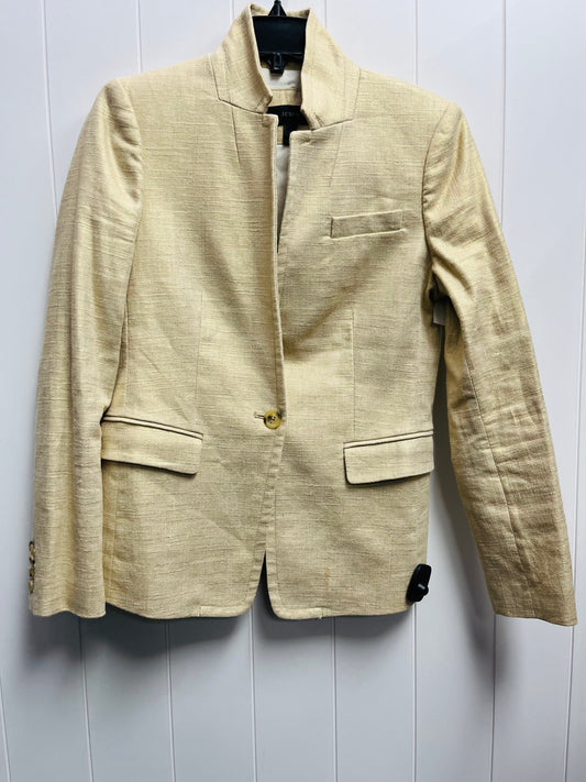 Blazer By J. Crew In Gold, Size: 6