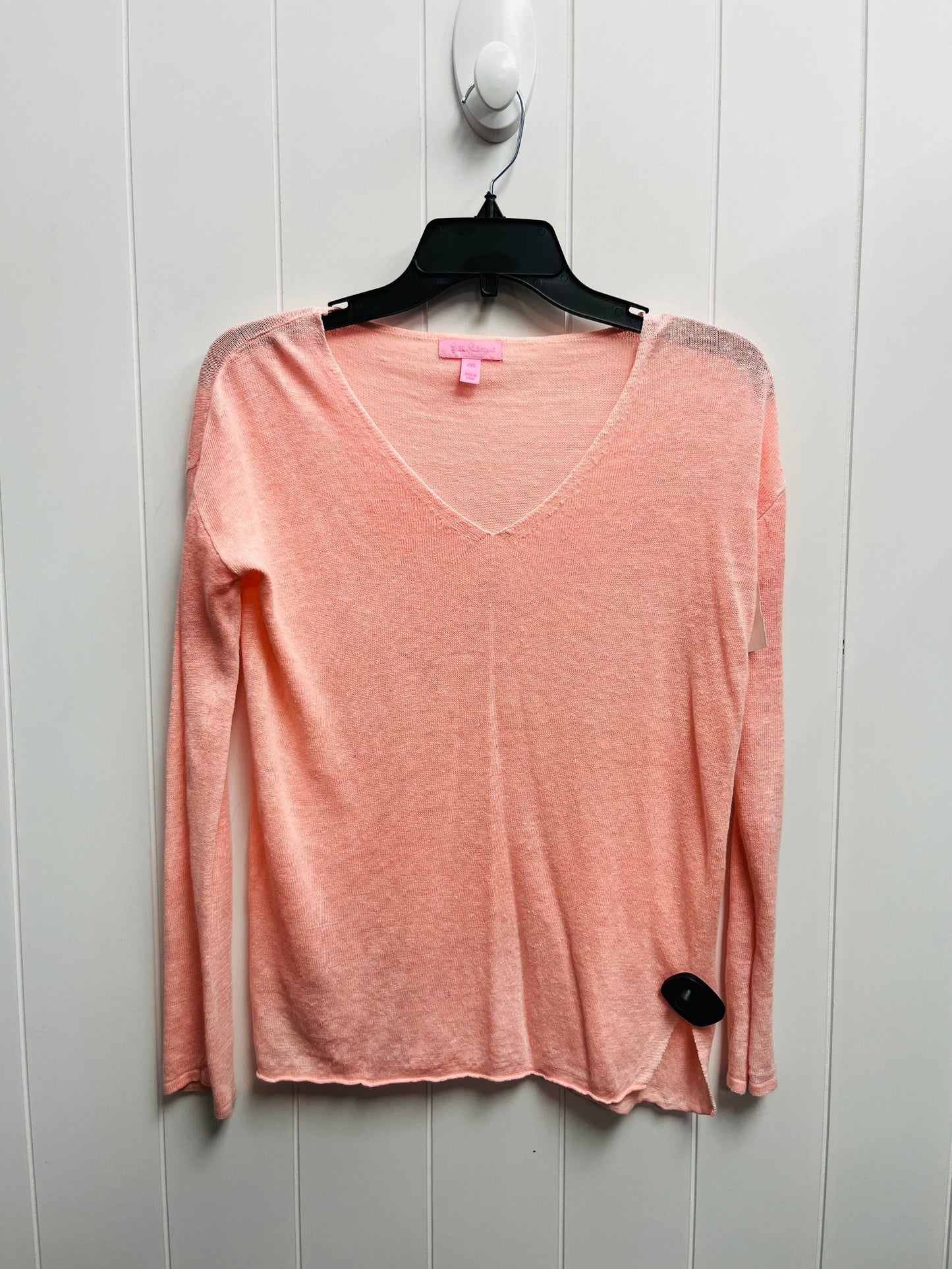 Sweater Designer By Lilly Pulitzer In Peach, Size: Xxs