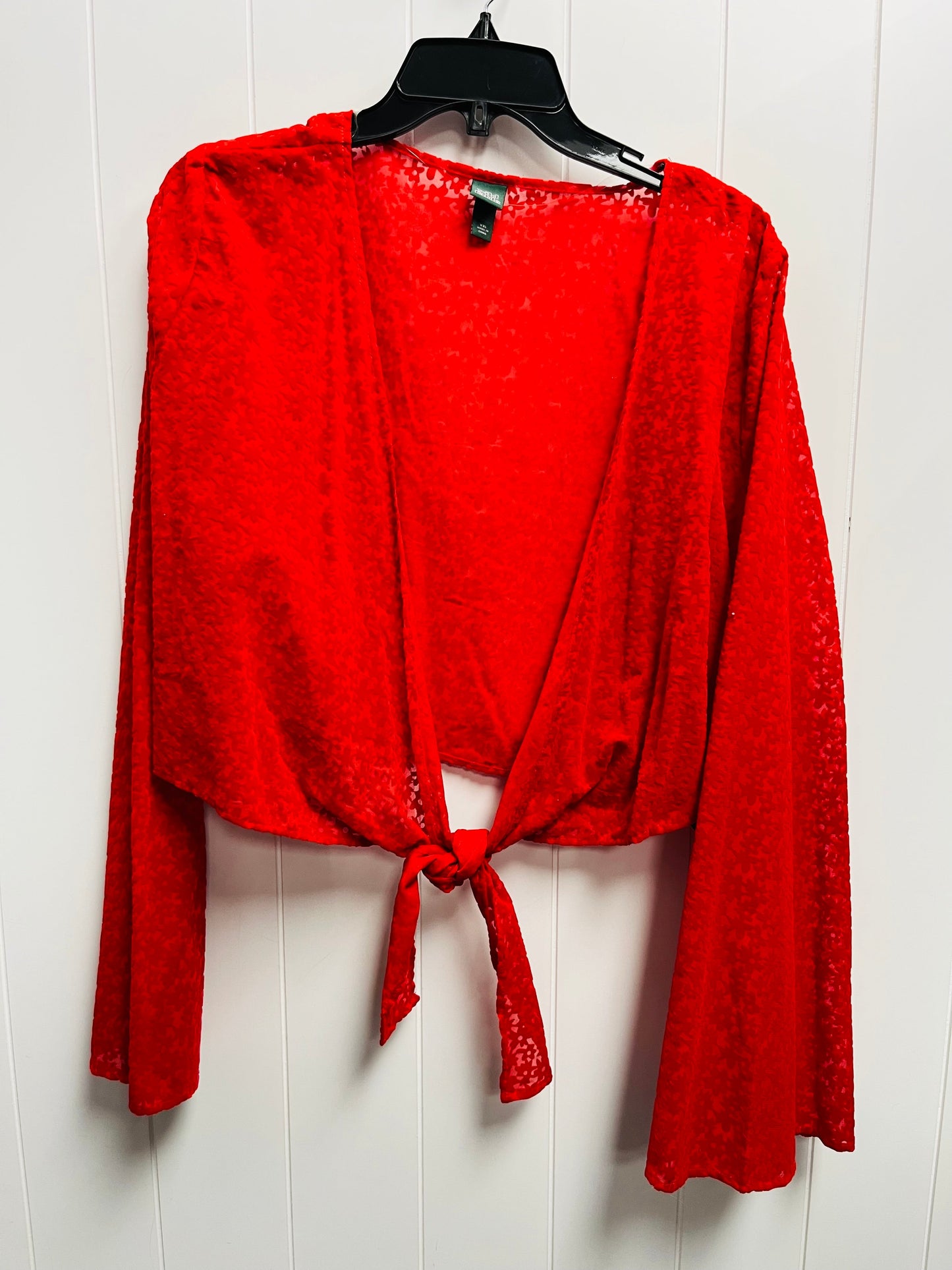 Cardigan By Wild Fable In Red, Size: Xxl