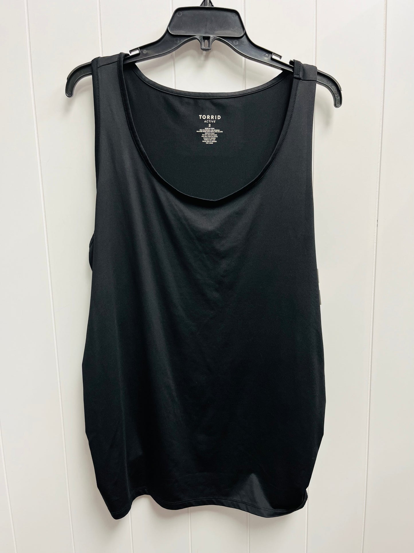 Top Sleeveless Basic By Torrid In Black, Size: 2x