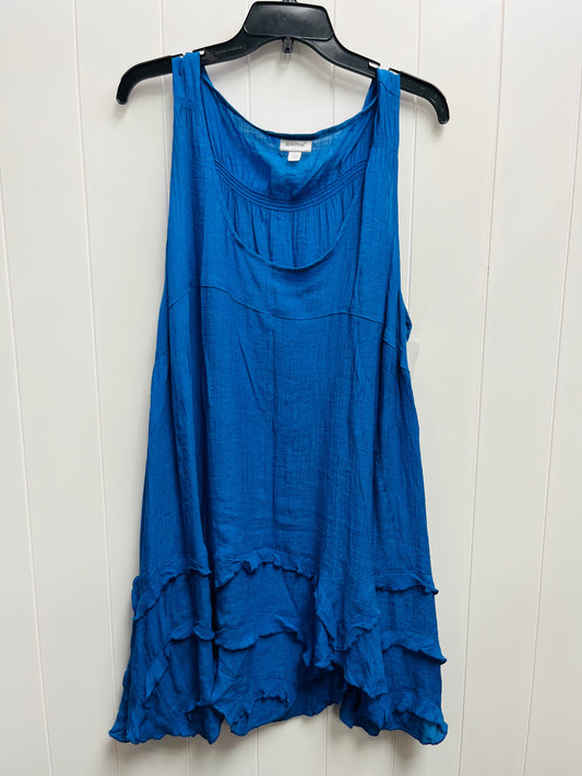 Tunic Sleeveless By Avenue In Blue, Size: 22