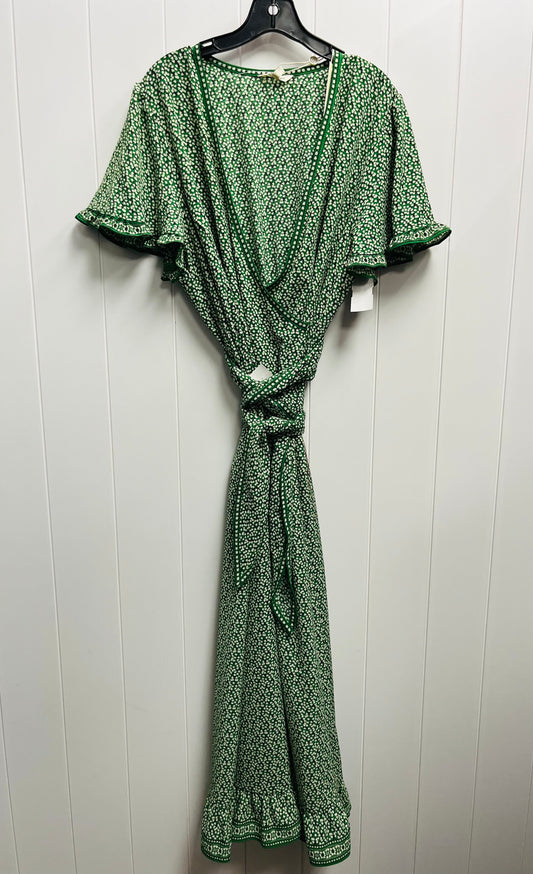 Dress Casual Maxi By Max Studio In Green & Tan, Size: Xl