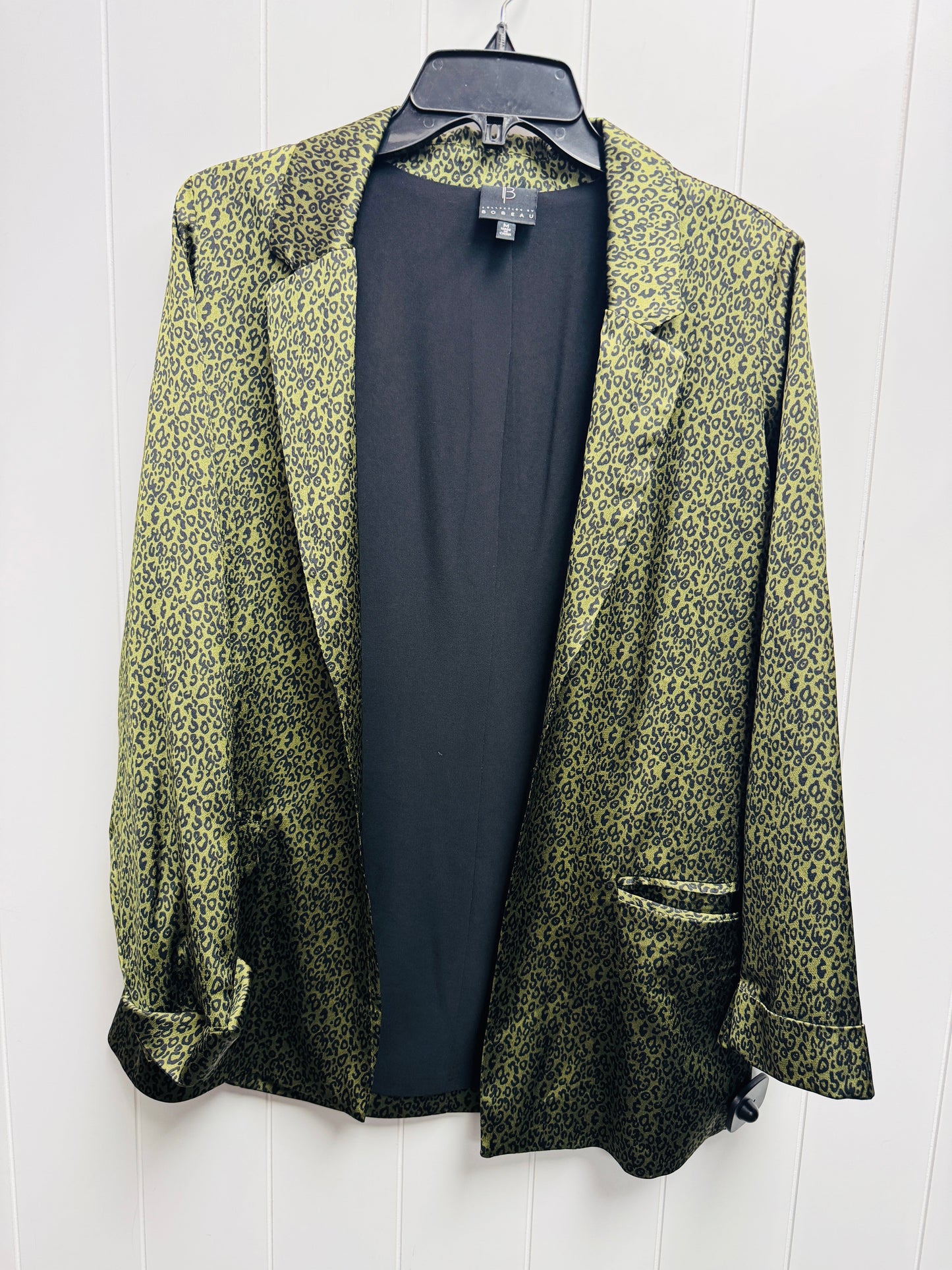 Blazer By Bobeau In Black & Green, Size: M