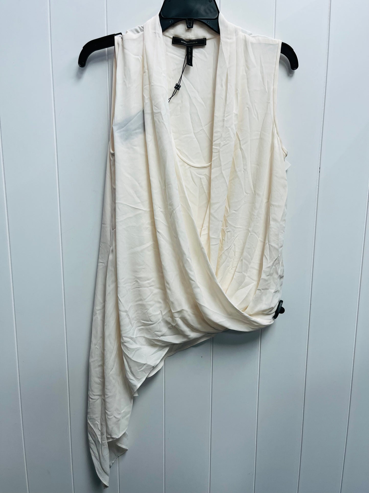 Top Sleeveless By Bcbgmaxazria In Cream, Size: S