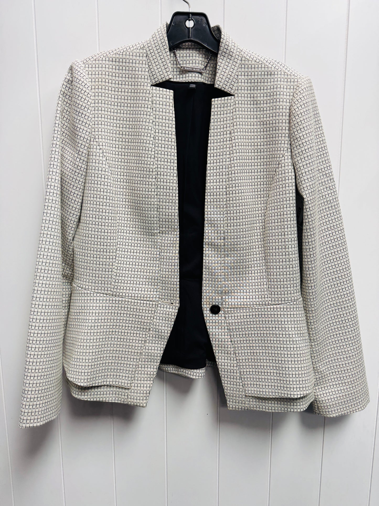 Blazer By White House Black Market In Black & Cream, Size: 6