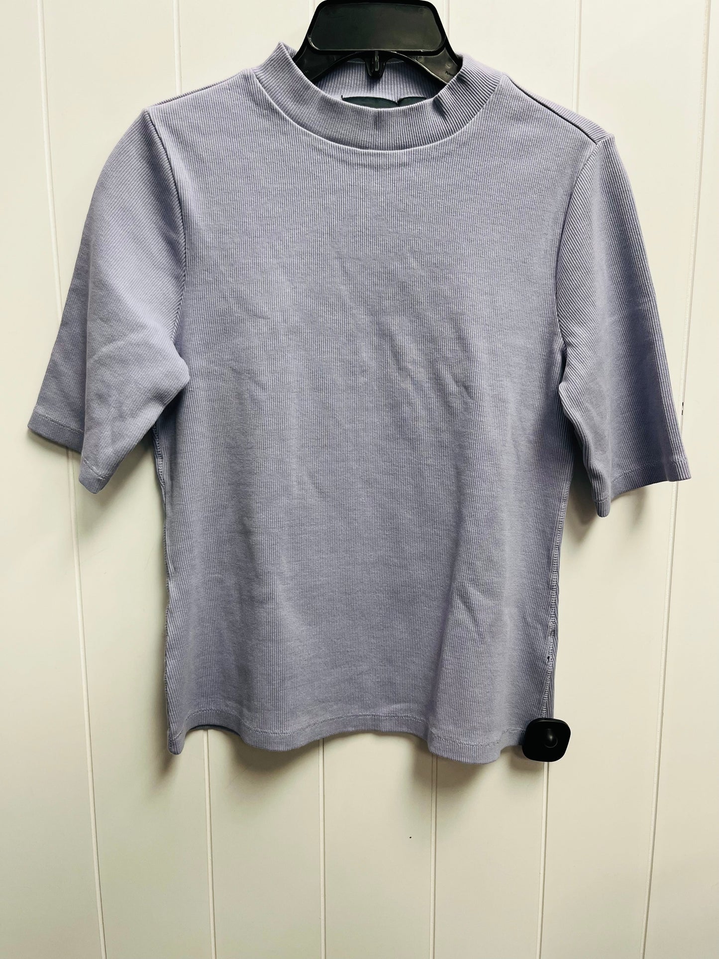 Top Short Sleeve By Maeve In Purple, Size: M