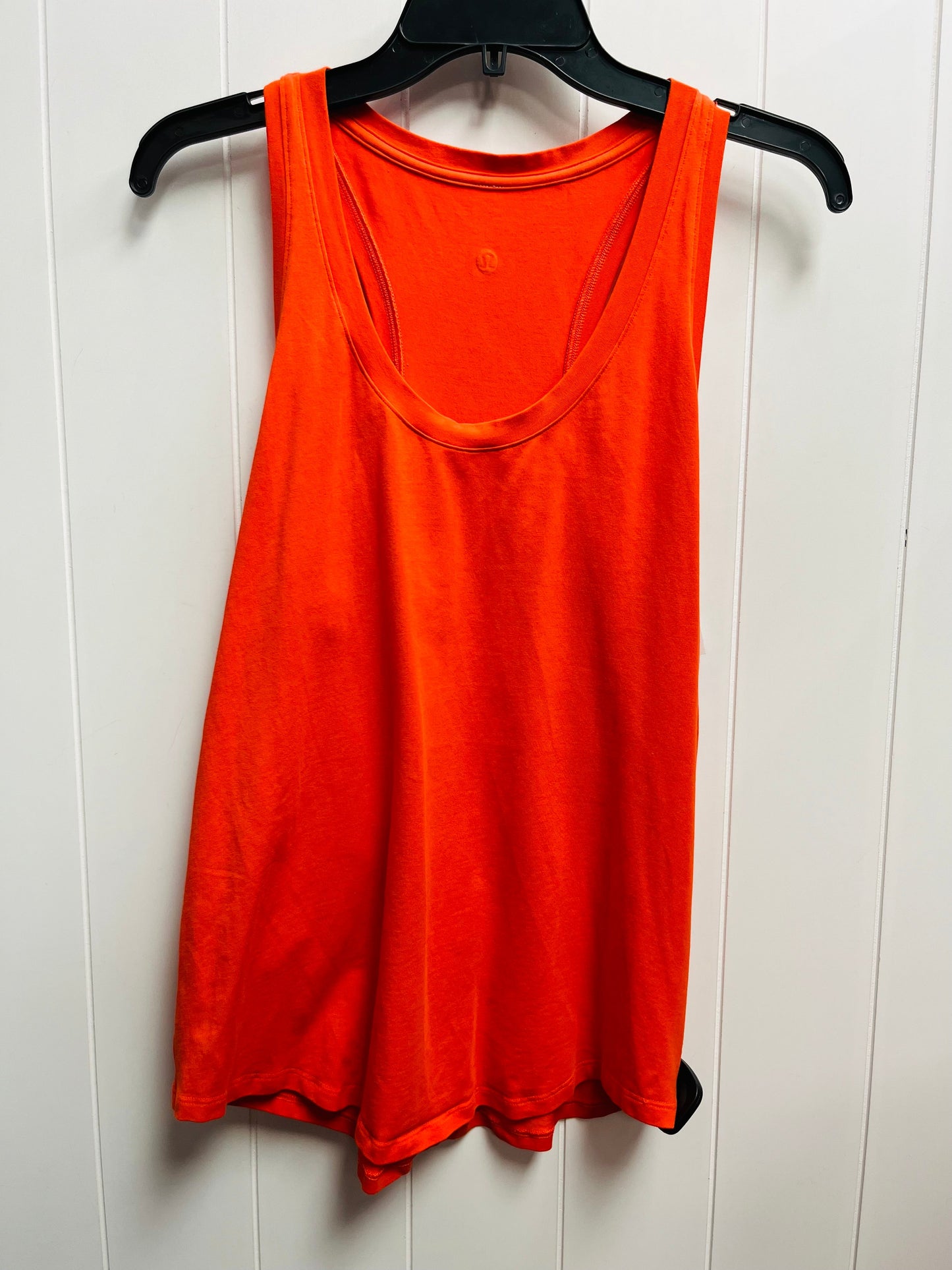 Athletic Tank Top By Lululemon In Orange, Size: L