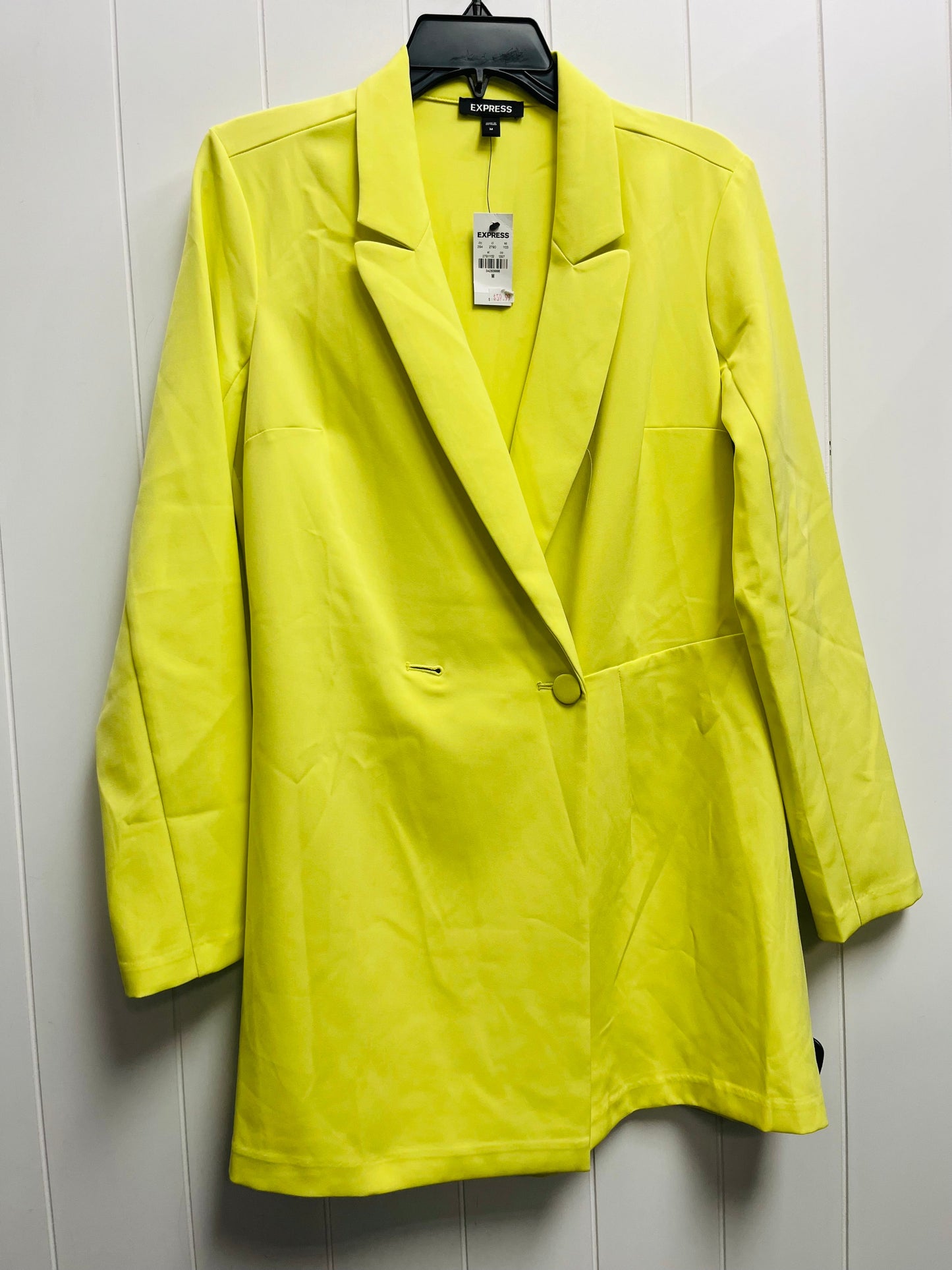 Blazer By Express In Yellow, Size: M