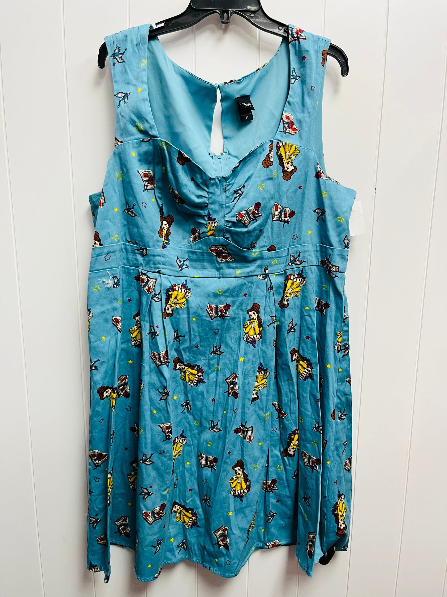 Dress Casual Short By Disney Store In Blue & Red, Size: 20